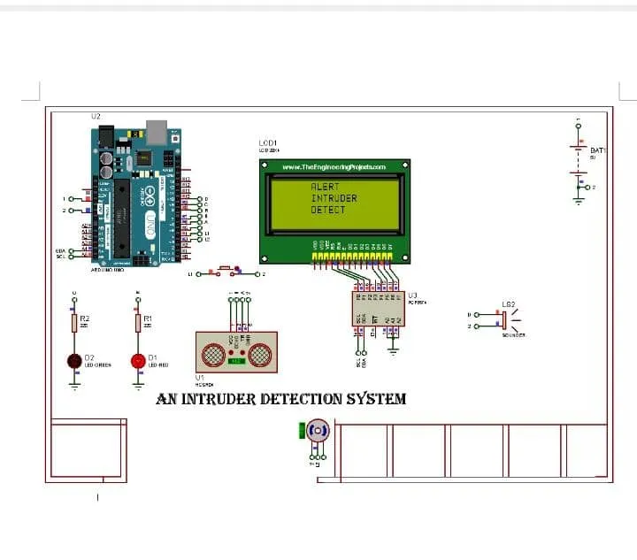 A close-up of a printed circuit board showing a microcontroller and surrounding components.